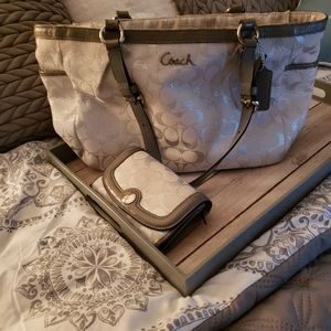 COACH Purse and matching wallet
